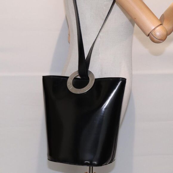 Céline Seau Black Patent Leather Shoulder Bag (Pre-Owned) - Picture 14 of 16